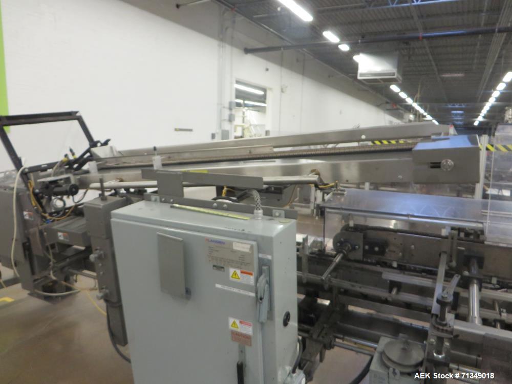 Used Langen Model B1 Cartoner, Top Square Chain, 6' Load Area, 9" Centers