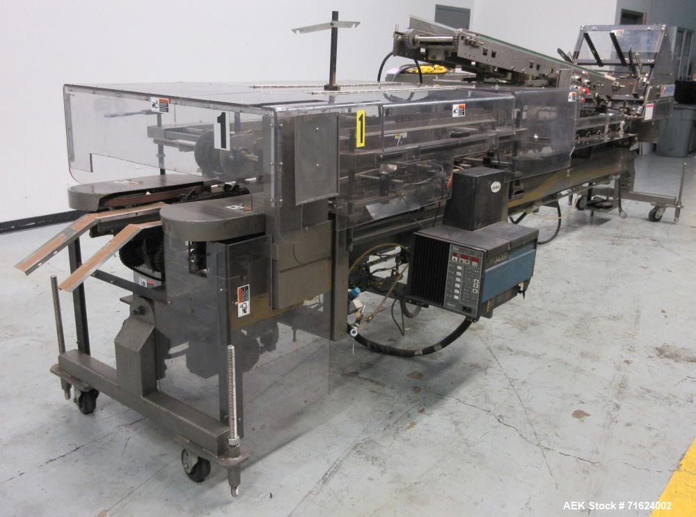 Used Langen Model B1-M Semi-Automatic Horizontal Glue Cartoner