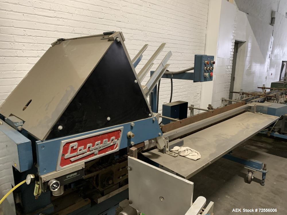 Used Langen B1 Horizontal Hot Melt Glue Cartoner