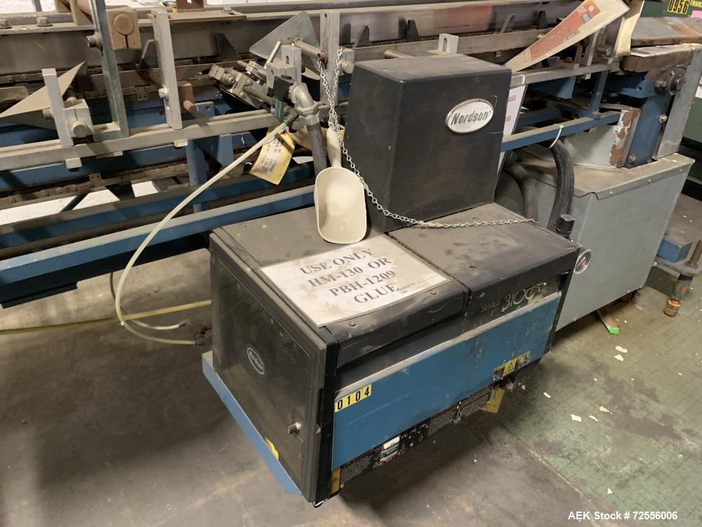 Used Langen B1 Horizontal Hot Melt Glue Cartoner