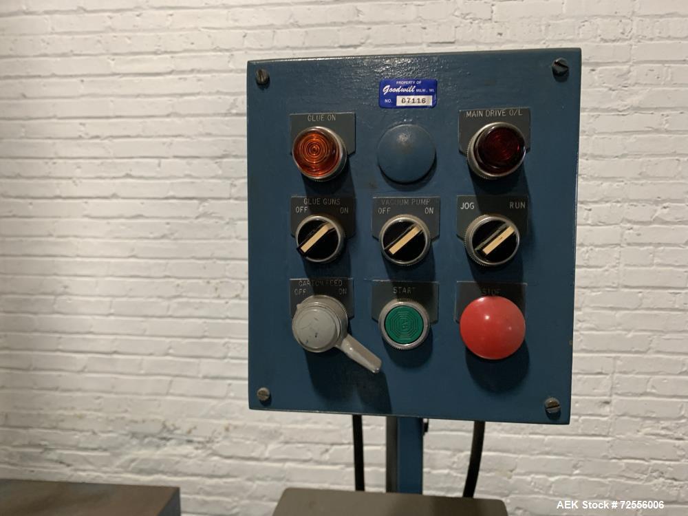 Used Langen B1 Horizontal Hot Melt Glue Cartoner