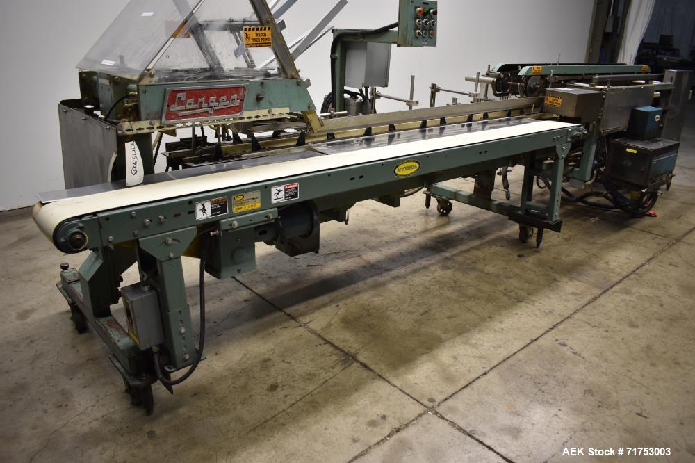 Used- Langen Semi-Automatic Manual Load Horizontal Cartoner