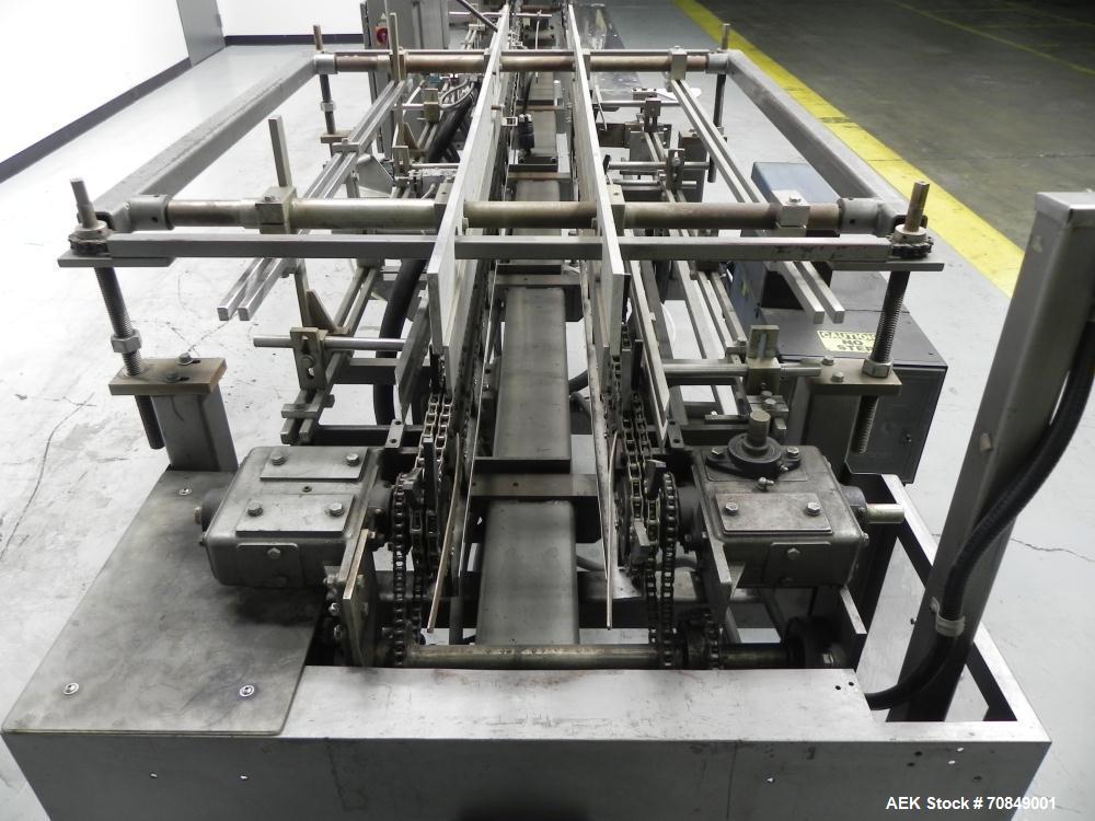 Used Langen Model B1 Semi-Automatic Horizontal Glue Cartoner.
