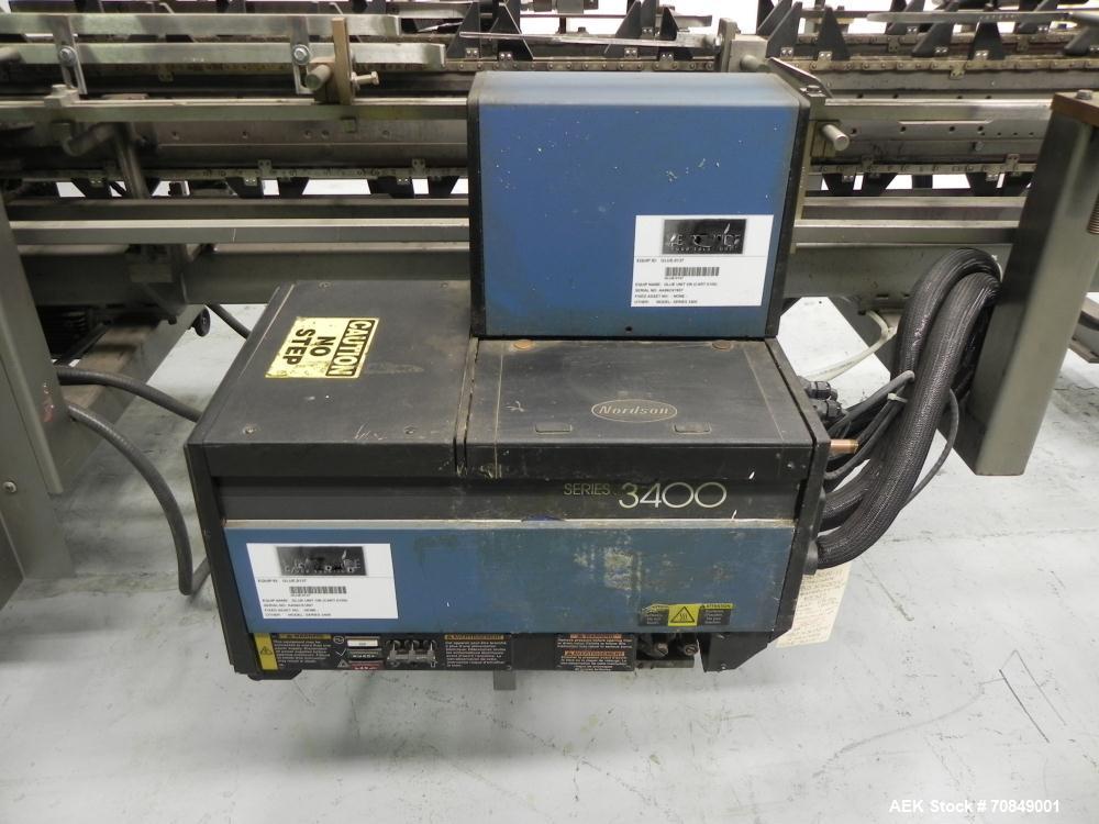 Used Langen Model B1 Semi-Automatic Horizontal Glue Cartoner.