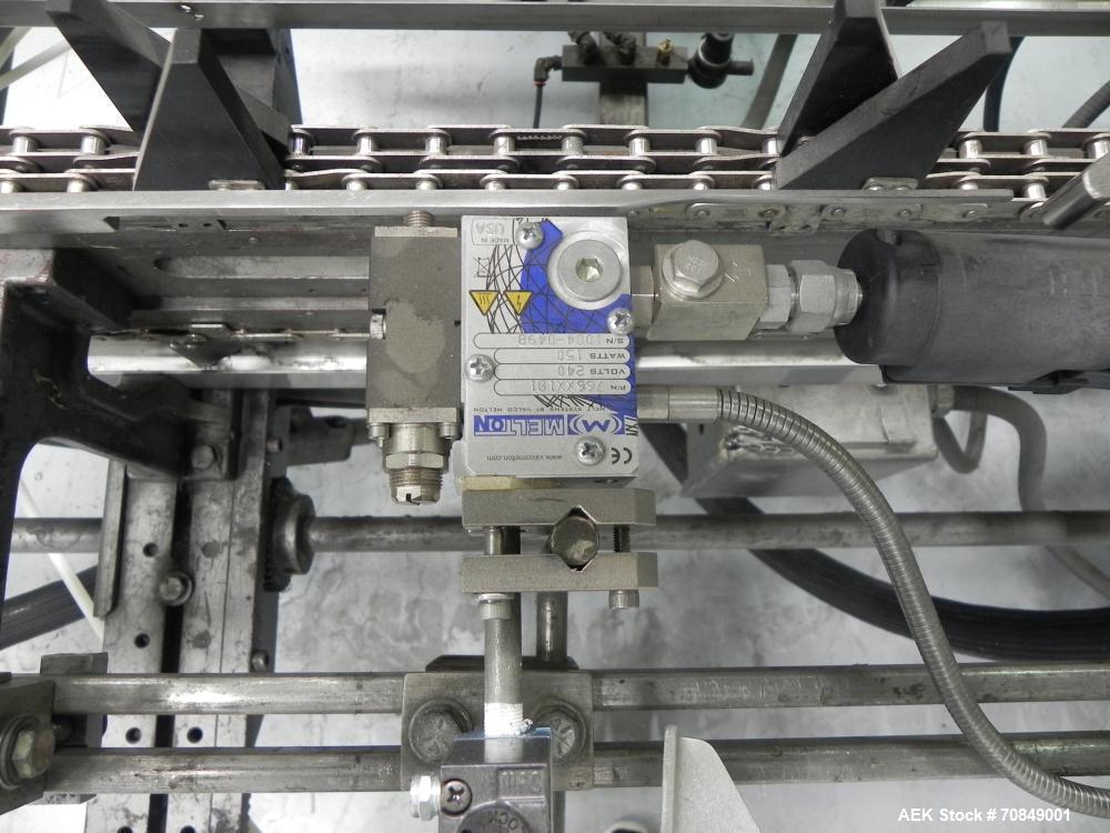 Used Langen Model B1 Semi-Automatic Horizontal Glue Cartoner.