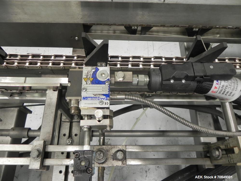 Used Langen Model B1 Semi-Automatic Horizontal Glue Cartoner.