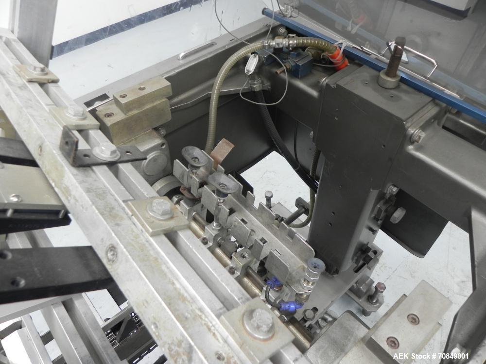 Used Langen Model B1 Semi-Automatic Horizontal Glue Cartoner.