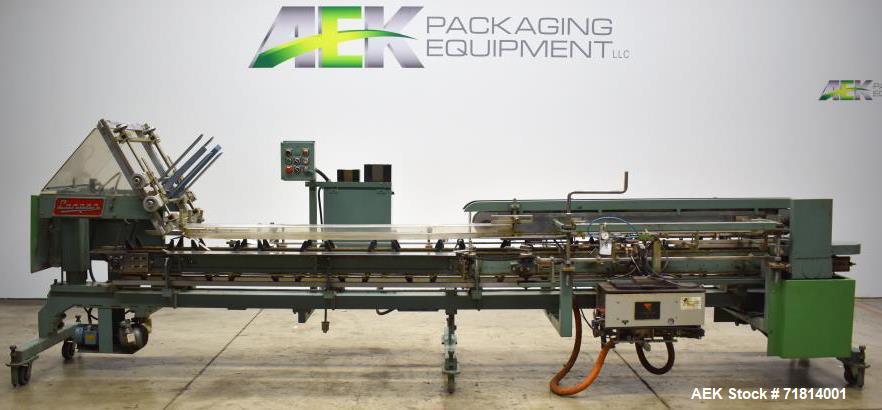 Used Langen Model B1 Semi-Automatic Horizontal Cartoner.