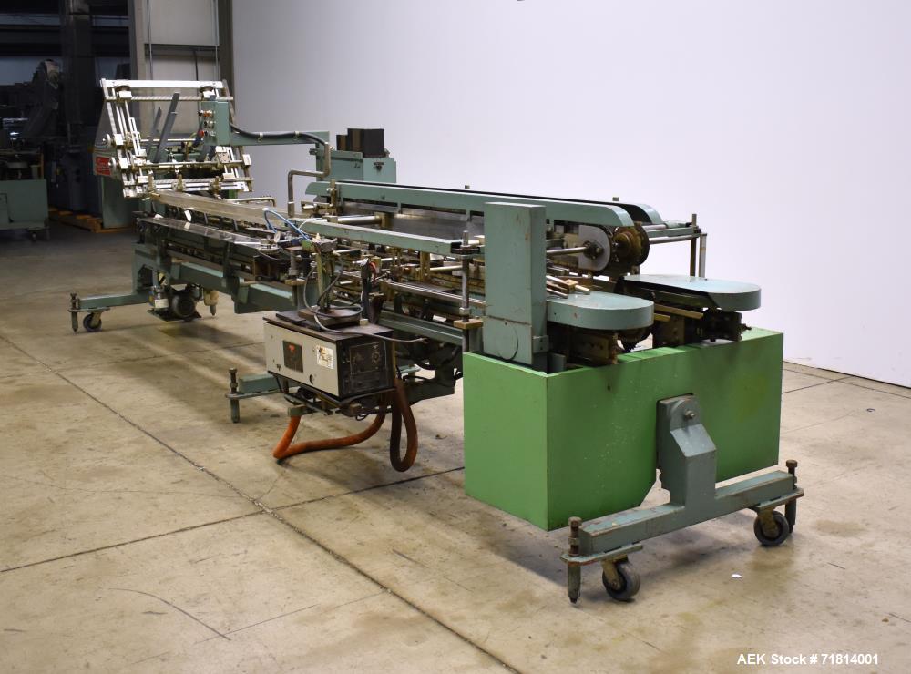 Used- Langen Model B1 Semi-Automatic Horizontal Cartoner.