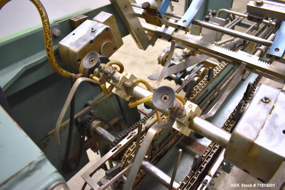 Used Langen Model B1 Semi-Automatic Horizontal Cartoner.