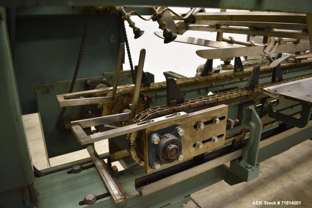 Used Langen Model B1 Semi-Automatic Horizontal Cartoner.