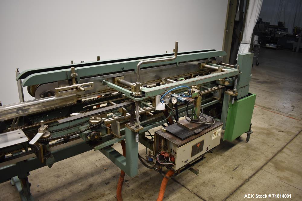 Used Langen Model B1 Semi-Automatic Horizontal Cartoner.