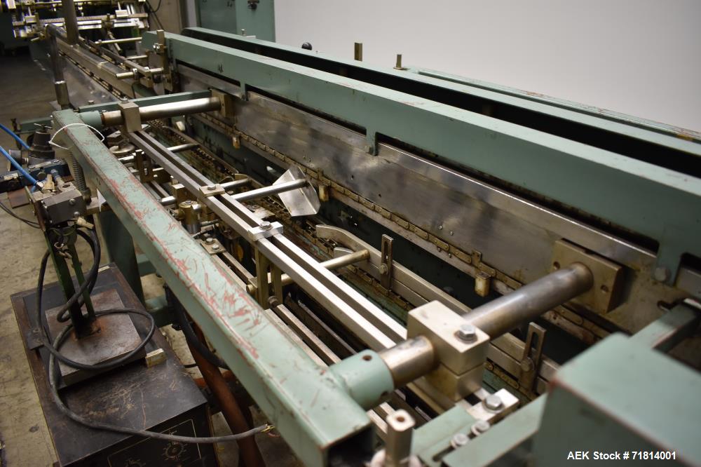 Used Langen Model B1 Semi-Automatic Horizontal Cartoner.