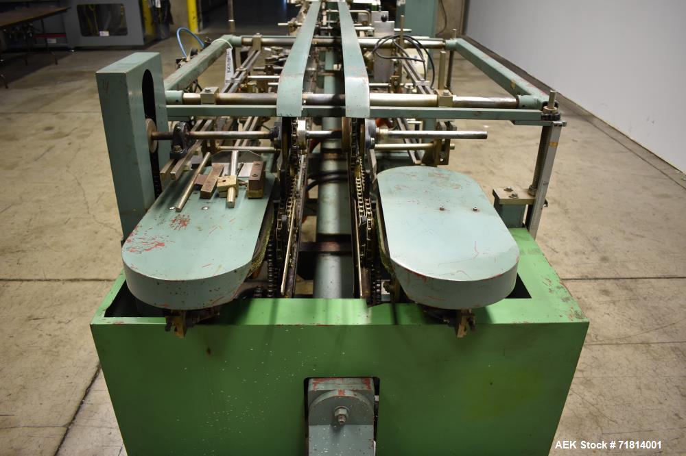 Used Langen Model B1 Semi-Automatic Horizontal Cartoner.