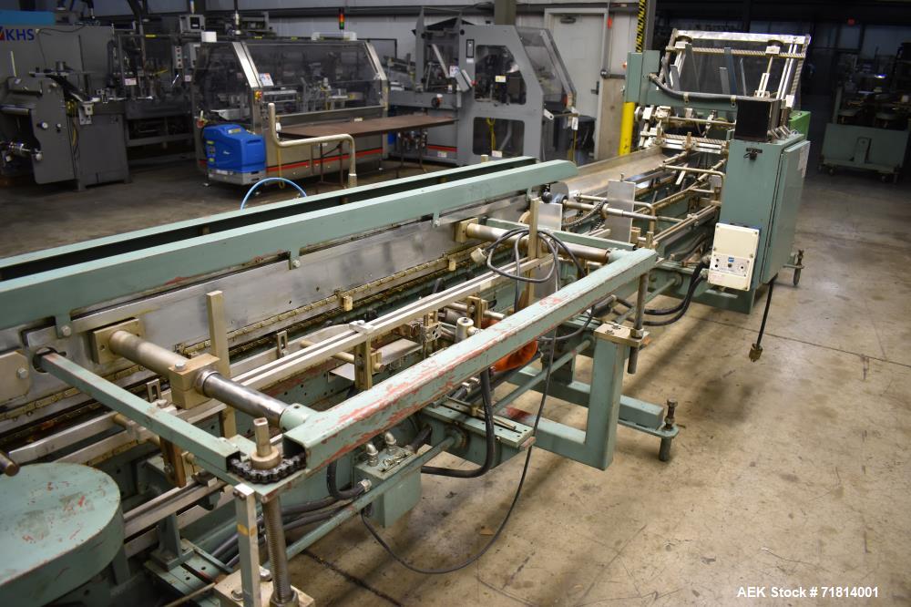 Used Langen Model B1 Semi-Automatic Horizontal Cartoner.