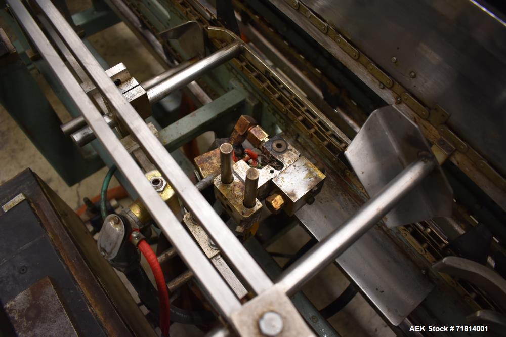 Used Langen Model B1 Semi-Automatic Horizontal Cartoner.