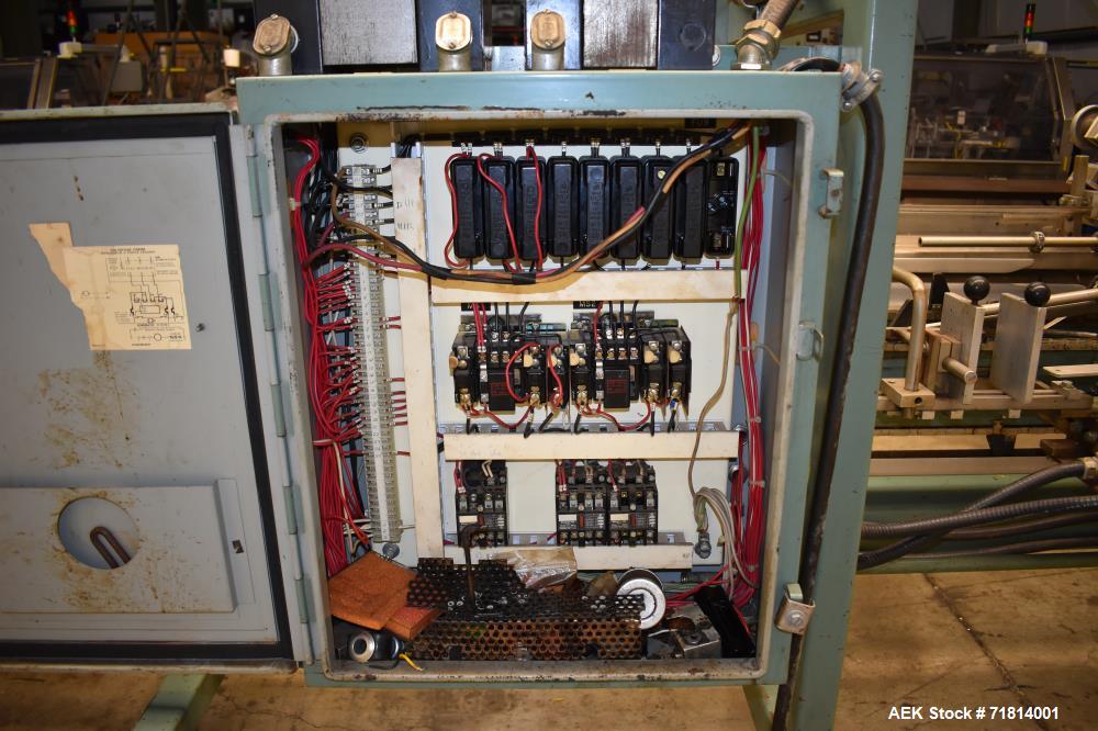 Used Langen Model B1 Semi-Automatic Horizontal Cartoner.