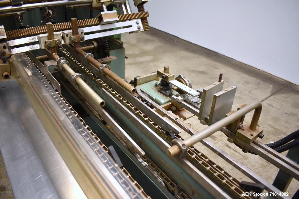 Used Langen Model B1 Semi-Automatic Horizontal Cartoner.