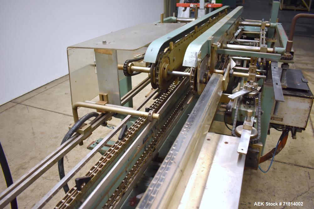 Used Langen Model B1 Semi-Automatic Horizontal Cartoner.