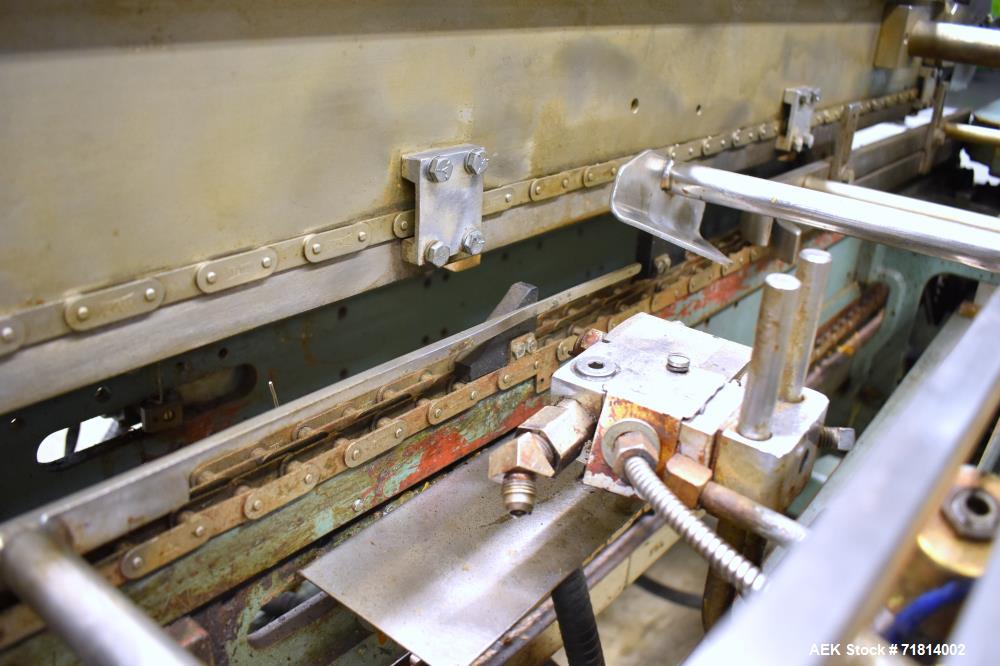 Used Langen Model B1 Semi-Automatic Horizontal Cartoner.