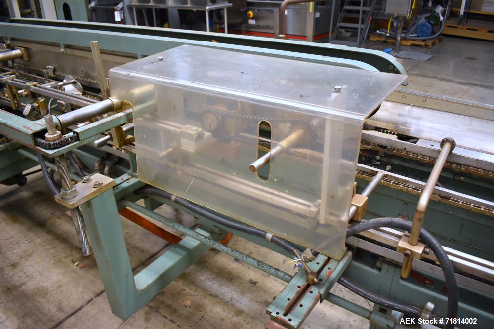 Used Langen Model B1 Semi-Automatic Horizontal Cartoner.