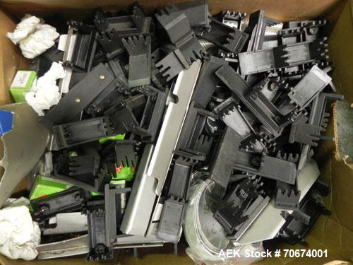 Used Marchesini BA400 Automatic Horizontal Cartoner capable of speeds up to 400 cartons per minute. Has 4" centers for a carton size range: length 25mm - 70mm, width 15mm - 70mm, depth 78mm - 150mm. ...