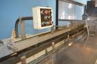 Used Adco Horizontal Glue Cartoner, Model 15E60EC. Has (3) head rotary carton feed. 6' long manual load area. Nordson hot melt glue system. Capable of speeds from 20 to 120 cartons per minute. Has 14...