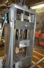 Used Adco Horizontal Glue Cartoner, Model 15E60EC. Has (3) head rotary carton feed. 6' long manual load area. Nordson hot melt glue system. Capable of speeds from 20 to 120 cartons per minute. Has 14...