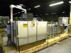 Used Bosch CUT120 Automatic Intermittent Motion Horizontal Tuck Cartoner. Capable of speeds up to 120 cartons per minute. Has adjustable bucket infeed on 5