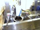 Used Bosch CUT120 Automatic Intermittent Motion Horizontal Tuck Cartoner. Capable of speeds up to 120 cartons per minute. Has adjustable bucket infeed on 5