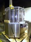 Used Bosch CUT120 Automatic Intermittent Motion Horizontal Tuck Cartoner. Capable of speeds up to 120 cartons per minute. Has adjustable bucket infeed on 5