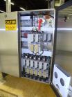 Used Bosch CUT120 Automatic Intermittent Motion Horizontal Tuck Cartoner. Capable of speeds up to 120 cartons per minute. Has adjustable bucket infeed on 5