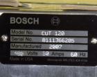 Used Bosch CUT120 Automatic Intermittent Motion Horizontal Tuck Cartoner. Capable of speeds up to 120 cartons per minute. Has adjustable bucket infeed on 5