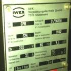 Used IWKA CPR Automatic Horizontal Bottle Cartoner capable of speeds up to 200 cartons per minute. Has a carton size range: A- 20 - 105mm, B 15 - 70mm, C 55 - 85mm. Model CPR.  With adjustable bucket...