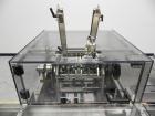 Used IWKA Model CPSR Automatic Horizontal Cartoner. Capable of speeds up to 250 cartons per minute. Has automatic bottle loader and dual blister feeders. Has 4