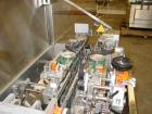 Used Jones Legacy Automatic Quick Change Small Footprint Cartoner. Machine is of Stainless Steel Construction and is capable of speeds up to 400 CPM. Has 4