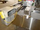 Used Jones Legacy Automatic Quick Change Small Footprint Cartoner. Machine is of Stainless Steel Construction and is capable of speeds up to 400 CPM. Has 4
