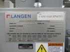 Used- Langen B1-M Cartoner, 9' Load area, Hot Melt, 9