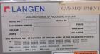 Used Langen Model B1-M Semi-Automatic Horizontal Glue Cartoner