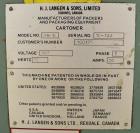 Used Langen Semi-Automatic Manual Load Horizontal Cartoner