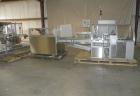 Used V2 Engineering Horizontal Cartoner, model V106. Capable of speeds up to 100 cpm. Has carton size range length 30mm to 140mm, width 15mm to 80mm, depth 70mm to 200mm. Has prefolded leaflet insert...