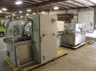 Used V2 Engineering Horizontal Cartoner, model V106. Capable of speeds up to 100 cpm. Has carton size range length 30mm to 140mm, width 15mm to 80mm, depth 70mm to 200mm. Has prefolded leaflet insert...