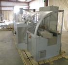 Used V2 Engineering Horizontal Cartoner, model V106. Capable of speeds up to 100 cpm. Has carton size range length 30mm to 140mm, width 15mm to 80mm, depth 70mm to 200mm. Has prefolded leaflet insert...