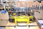 Used Zanasi Automatic Horizontal Continuous Motion Cartoner, Model KA, S/N 54127. This is a standard cartoner which was last running 5th panel tuck cartons, last running tubes and includes infeed sec...