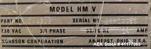 Used ADCO Semi Automatic Horizontal Carton End Sealer, Model 15DEC (similar to 15 CHL). Capable of speeds up to 30 CPM. Has 20" centers for carton size range: length 2" to 15", width 5/8" to 3", dept...
