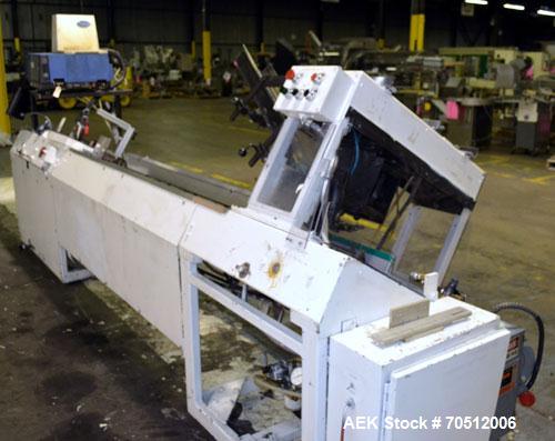Used Ceco (Scandia) Model 42A Semi-Automatic Horizontal Cartoner. Machine is capable of reates from 20 to 120 cartons per minute. Machine has 12" centers for an adjustale carton size range of: (Lengt...