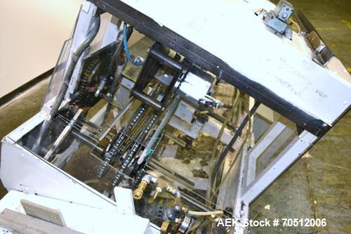 Used Ceco (Scandia) Model 42A Semi-Automatic Horizontal Cartoner. Machine is capable of reates from 20 to 120 cartons per minute. Machine has 12" centers for an adjustale carton size range of: (Lengt...