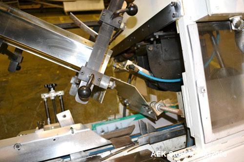 Used Ceco (Scandia) Model 42A Semi-Automatic Horizontal Cartoner. Machine is capable of reates from 20 to 120 cartons per minute. Machine has 12" centers for an adjustale carton size range of: (Lengt...