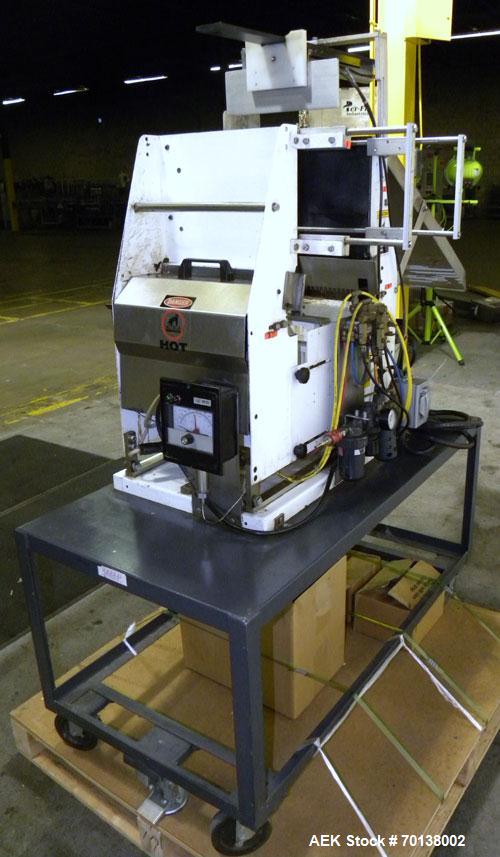 Used Econocorp Twinseal Carton Sealer, Model 4806. Capable of speeds up to 30 cartons per minute (1800 per hour). Has a carton size range: length 3/4" to 12" or 19mm to 305mm, width 3/4" to 4" or 19m...