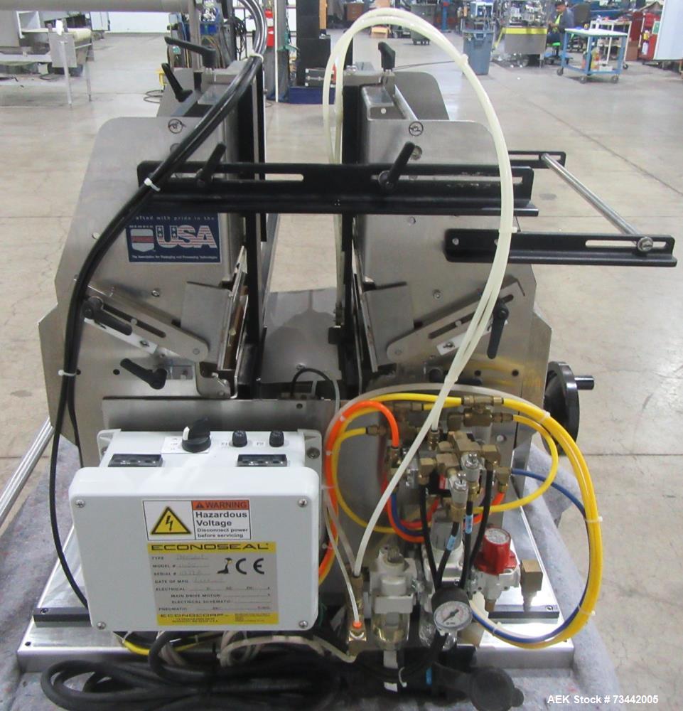 Used Econocorp Twinseal Carton Sealer — Hotmelt Glue, Up to 30 CPM
